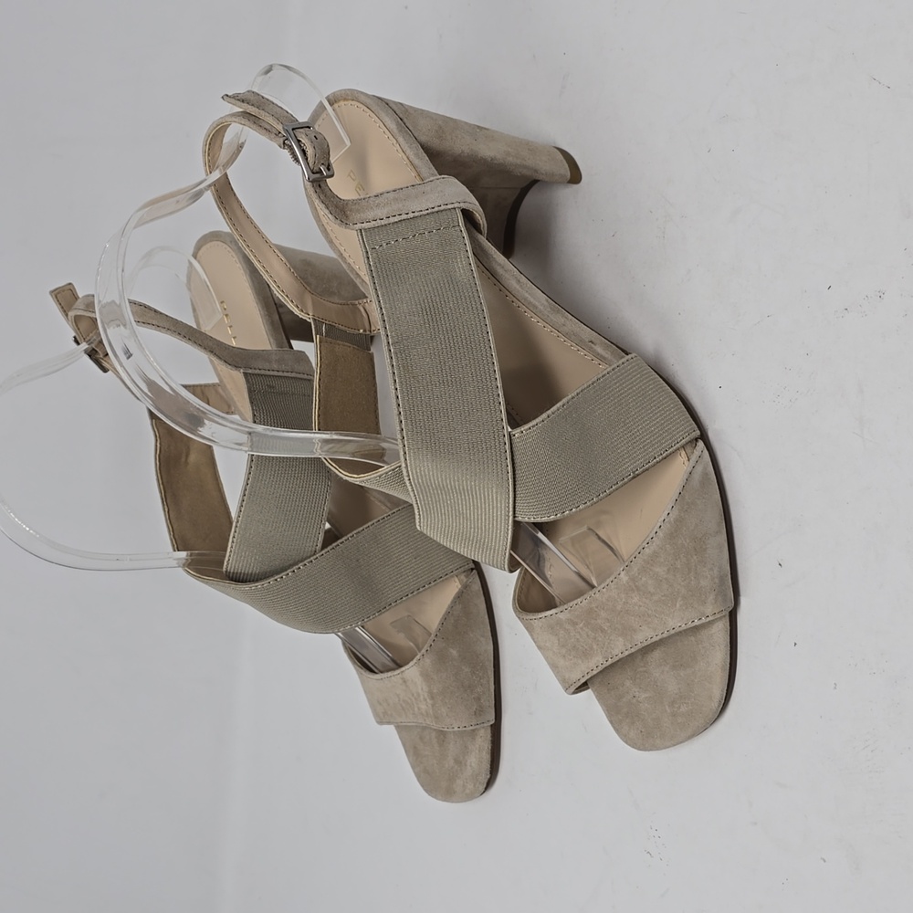 Pelle Moda Nolyn Strapy Block Sandals Taupe Color Size 10M